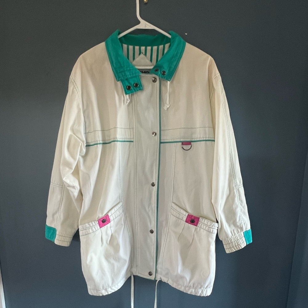 Vintage 80s NYC Girl Windbreaker Jacket